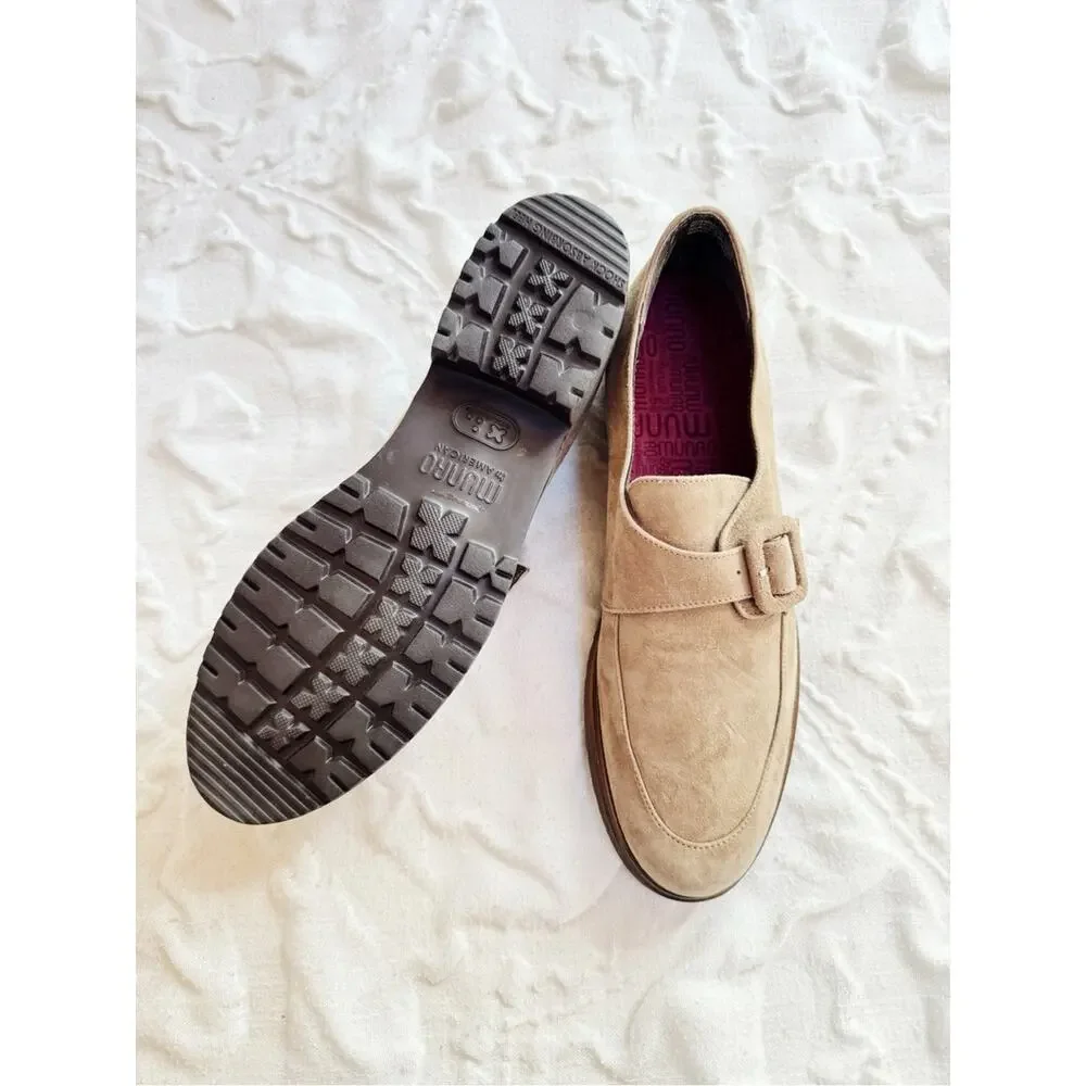 Munro Winslow Munk Strap Loafers Size 10N